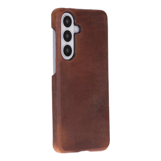 Marion Samsung Galaxy S26 Plus Leather Case – Genuine Leather Slim Cover